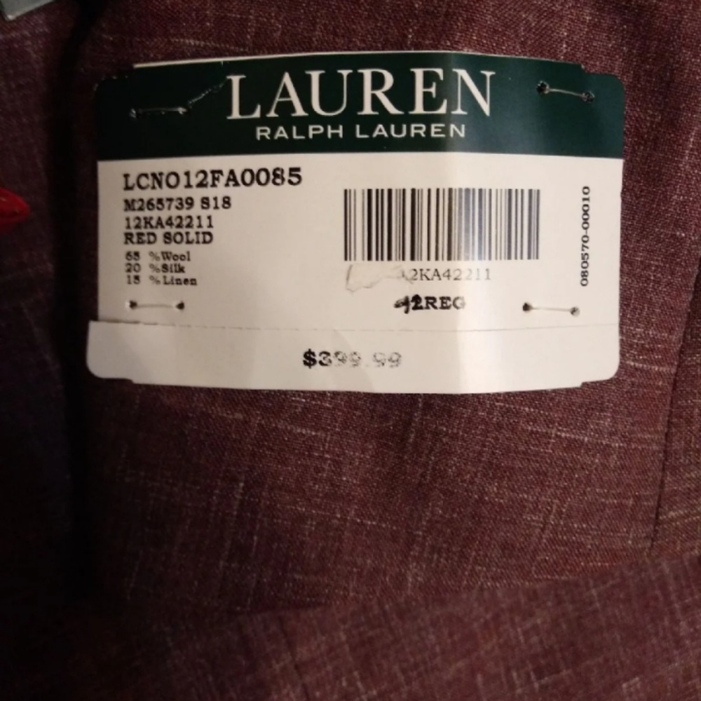 Ralph Lauren Mens Sport Jacket 42R